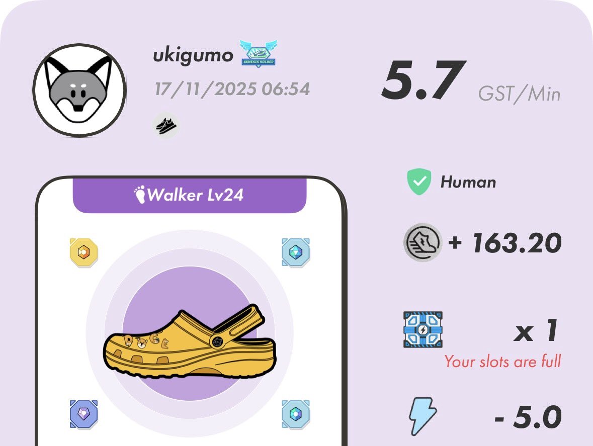 ukigumoSTEPN's tweet image. #STEPN #P国 🐧

本日のOGウォーク🍀

#ActivationCode 
81047197