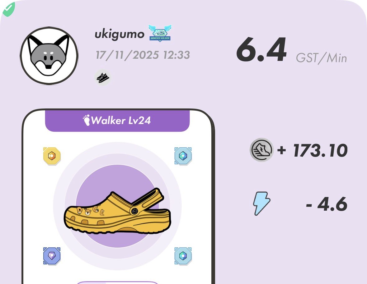 ukigumoSTEPN's tweet image. #STEPN #P国 🐧

本日のOGウォーク🍀

#ActivationCode 
81047197