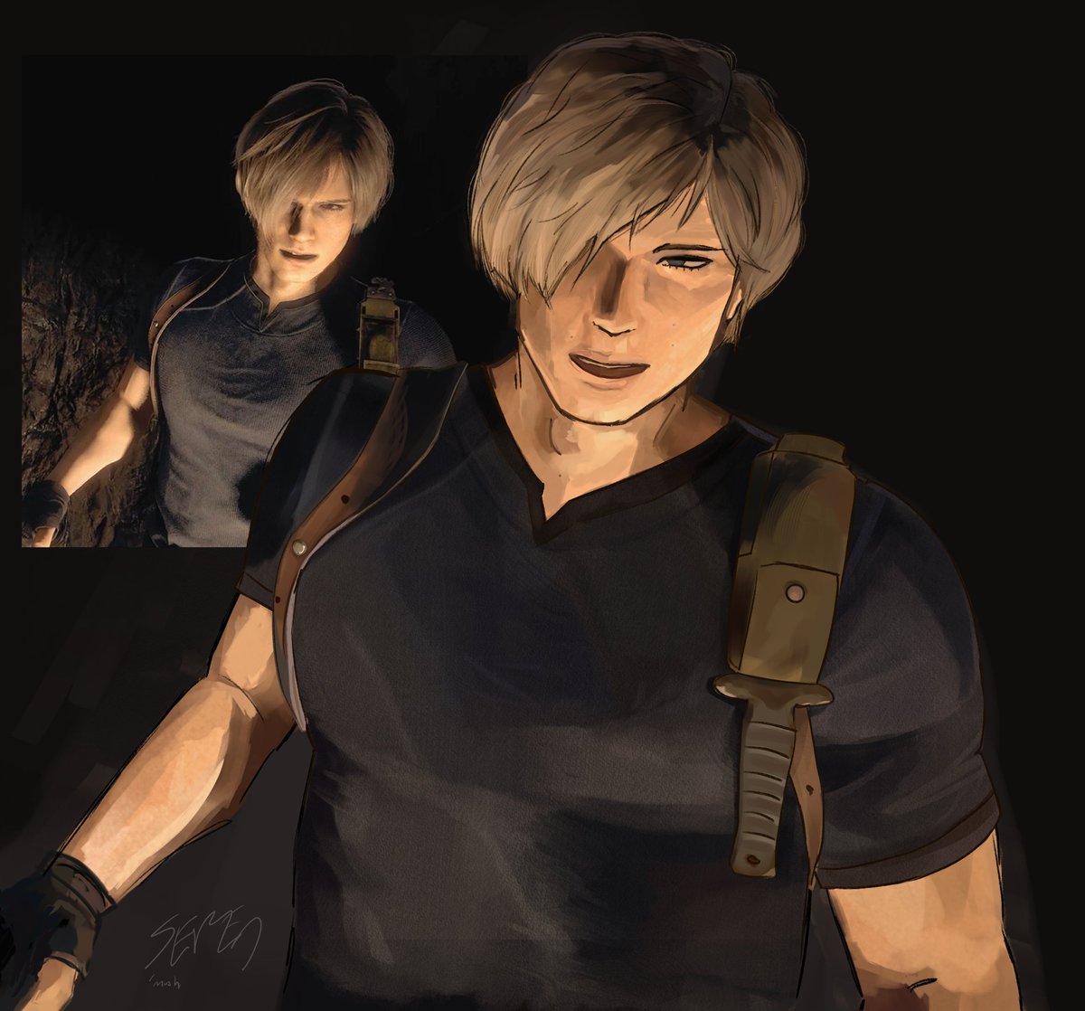 kaisermush's tweet photo. try to guess my new hyperfixation #ResidentEvil https://t.co/1RDDwPpFdV