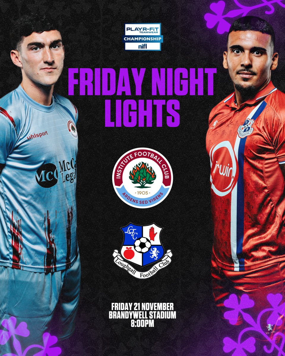 The Villagers won it last time out but this time they face an in-form Stute!👀

<a href="/Institute_FC/">Institute Football Club</a> 🆚 <a href="/LoughgallFC/">Loughgall FC</a> 

#PlayrFitChamp