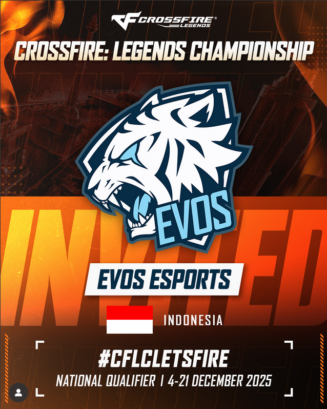 EVOS CrossFire Mobile 

another org secured for TiMi's CrossFire Legends