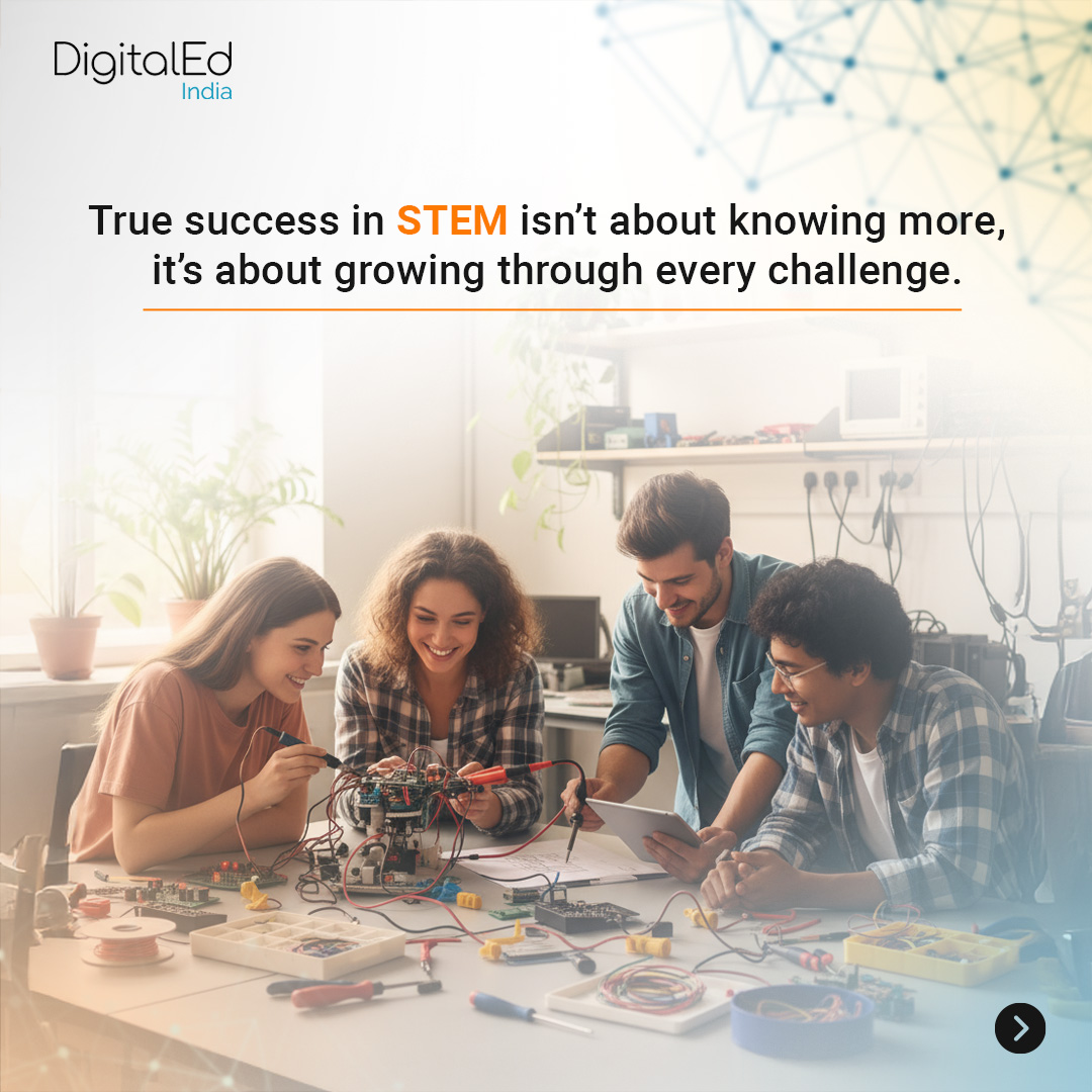 DigitalEdIndia's tweet photo. STEM growth comes from reflection, resilience, and learning through challenge, not perfection. 

Build the mindset, the skills will follow.

Blog: https://t.co/rtMd1wJujv

#GrowthMindset #STEMLearning #DigitalResilience #FutureReady #DigitalEdIndia https://t.co/bTSeMjaVdZ