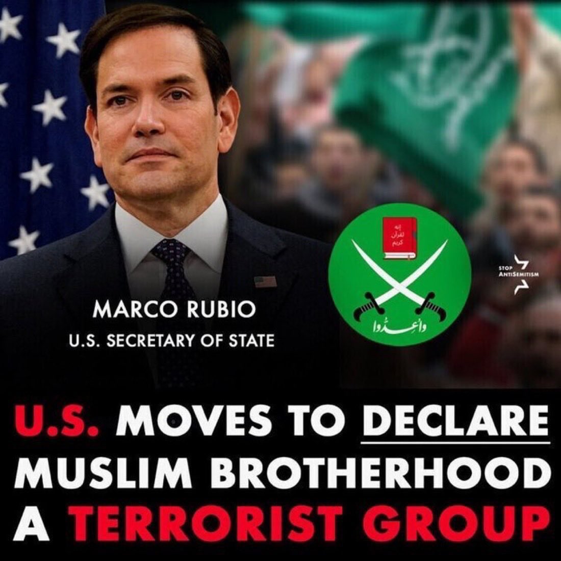 defense_civil25's tweet image. 🚨Update: US moves to declare Muslim brotherhood a terrorist group!!
