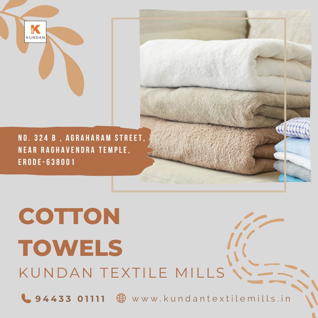 Kundantextile's tweet photo. Cotton Towels
Kundan Textile MIlls
#cotton #towels #purecotton #towel #bathtowel #cloths https://t.co/8Xv4bKbqrW