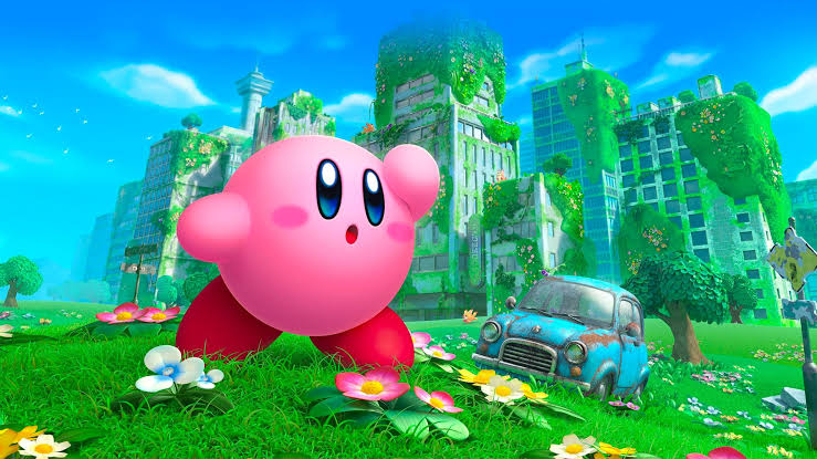 Kirbyglow's tweet image. Kirby in the Forgotten Land😍