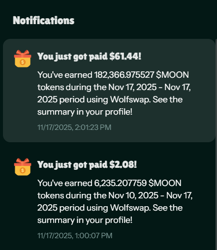 VladCatalinVDB's tweet photo. Getting paid by @wolfswapdotapp just for doing something that i really like.

Creating content 👨‍💻
Engagin' with other #Wolfies 🤳

My Count Wolfie is literally on 🔥
Happy $MOON day #crofam 

@wolfswapwolfies #wolfswapdotapp #CronosChain https://t.co/Ha0Yi9MDWE