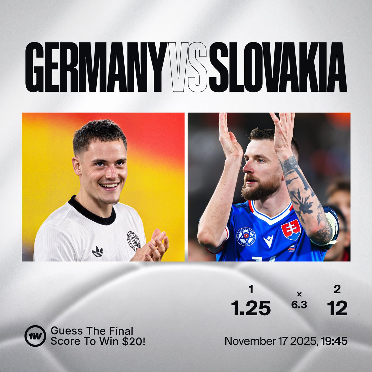 1winPro's tweet image. Can you predict the final score?

Like and repost this post, tag a friend, then drop your final score prediction and your 1win ID in the comments to enter the draw.

One lucky winner gets $20!

🔗msg.me/1win.pro | #1win | #WeAre26