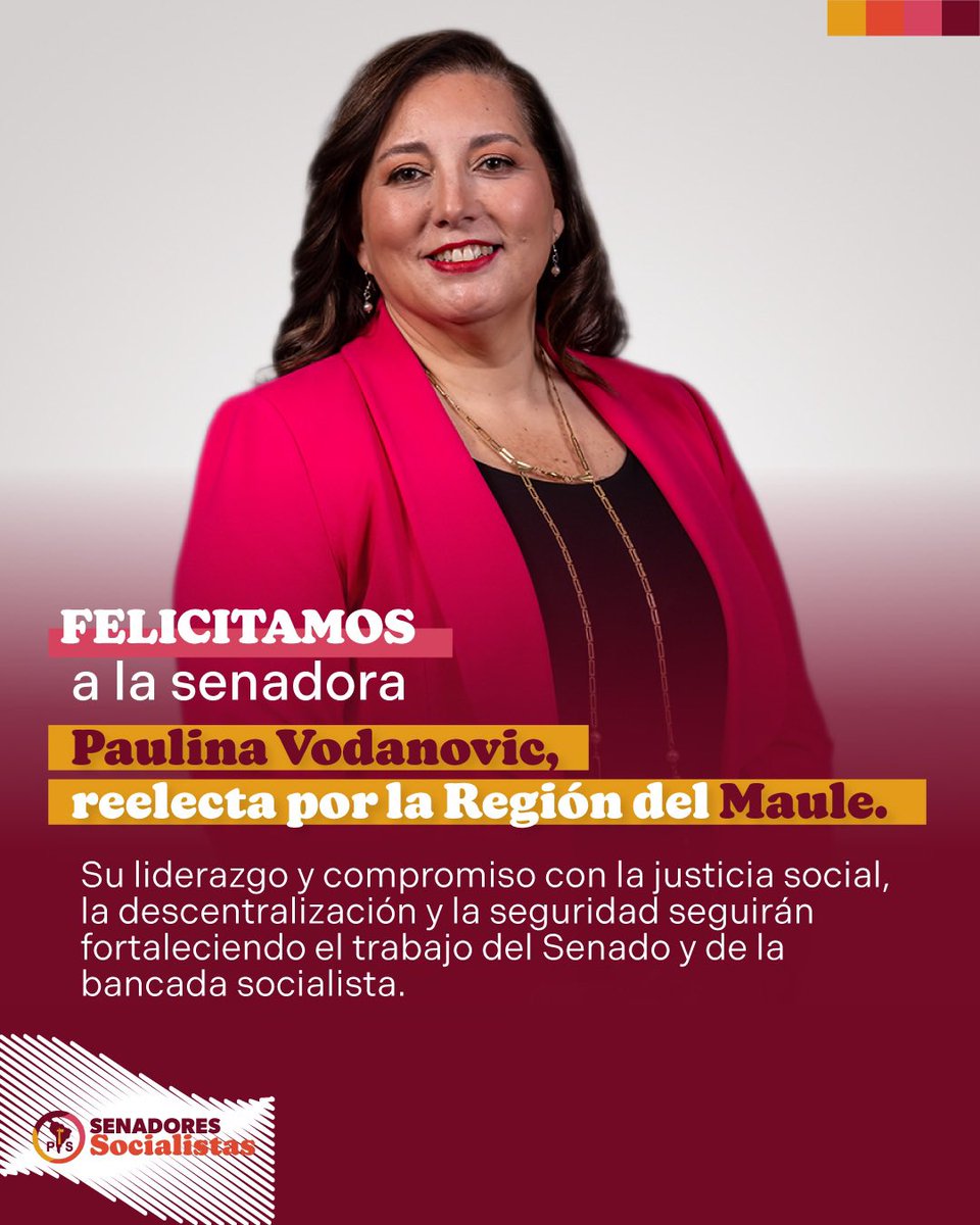 Senadores PS Chile tweet media