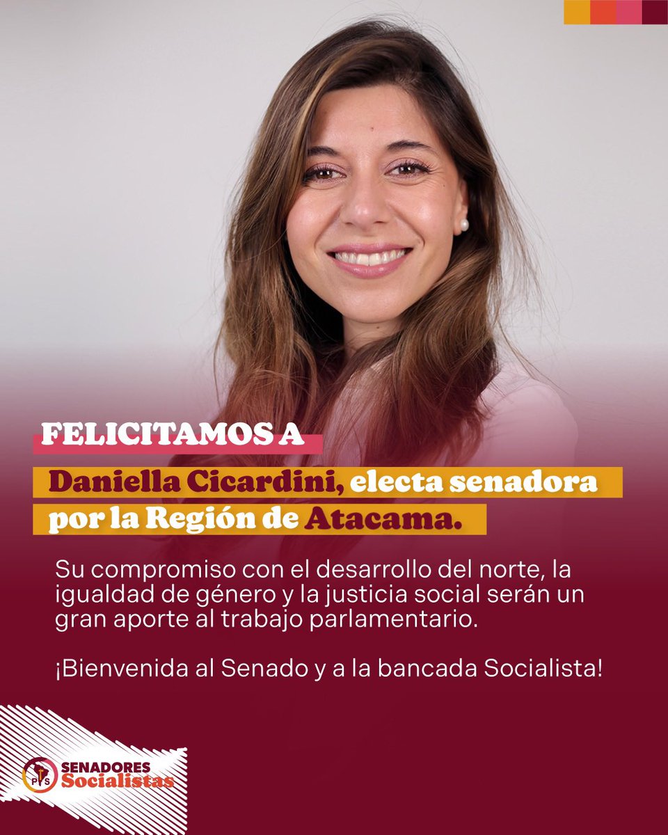 Senadores PS Chile tweet media