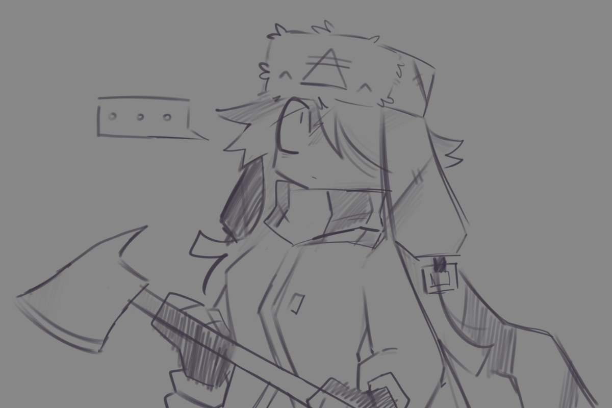 art style and brush test inspired by alice irl