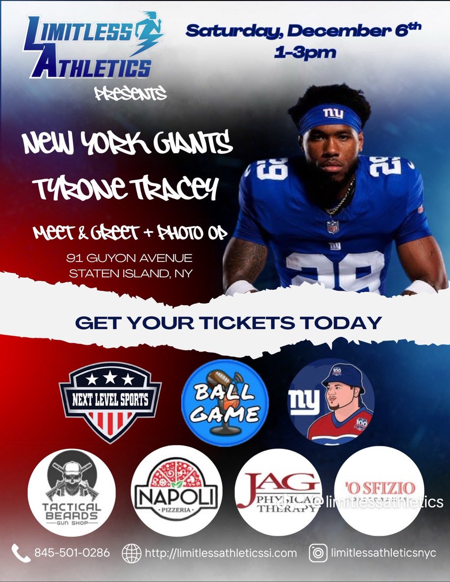 logan_auerbach's tweet photo. @Gridiron_Media_ Come meet him in Staten Island December 6th https://t.co/LZ0xAx4pSh