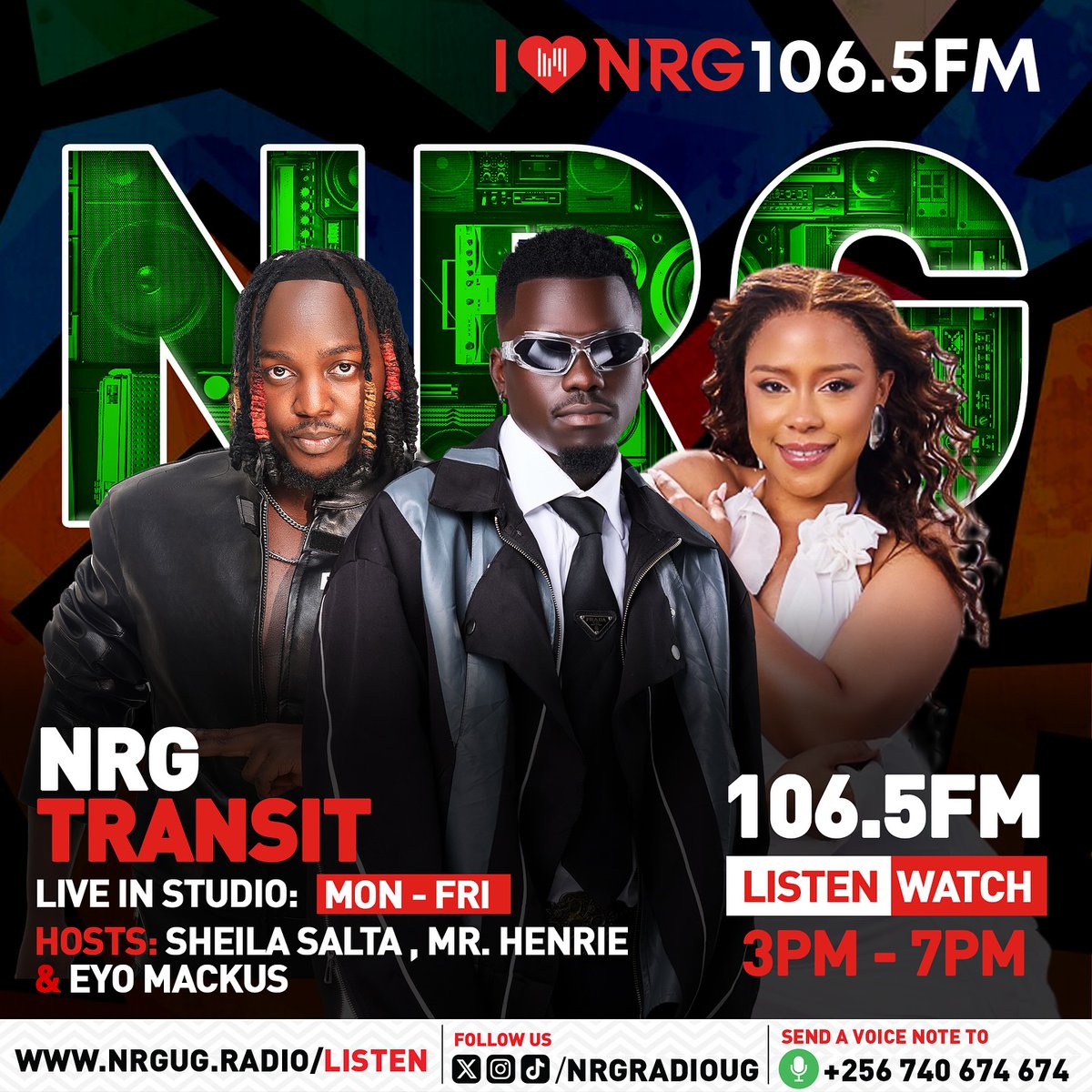 aonepipi's tweet photo. 3-7PM. 🕒
@MrHenrie_ @TEAM_MR_HENRIE Live on @nrgradioug !!
#NRGTransit 🔥🔥 https://t.co/NrW62fec2S