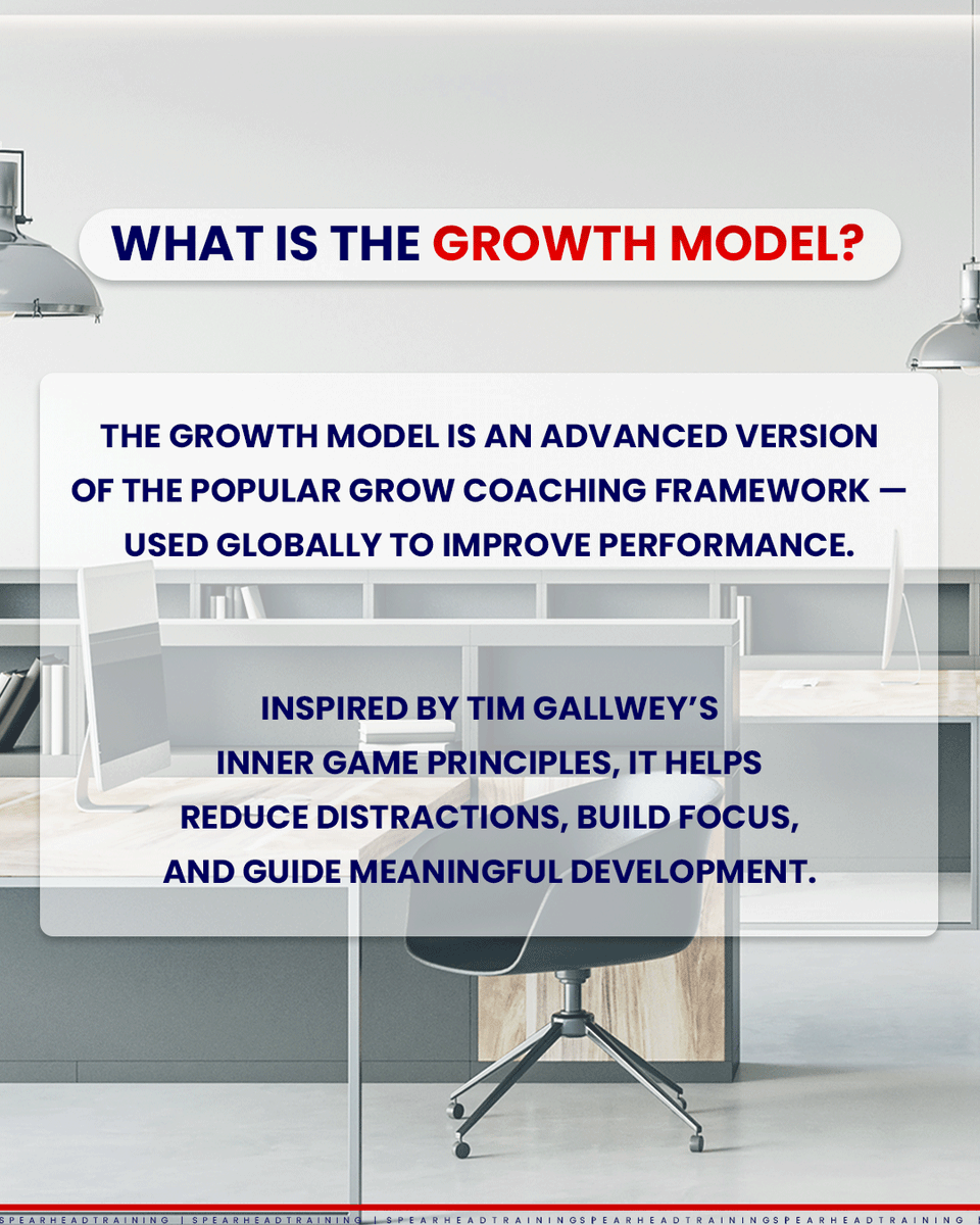 SpearheadGulf's tweet image. Want to coach with confidence and impact?
The GROWTH Model brings a deeper, more effective approach to guiding performance and development. 🌟 

👉 Contact us to get started!

#SpearheadTraining #GROWTHModel #CoachingSkills #LeadershipDevelopment #ManagerTraining #HRTraining