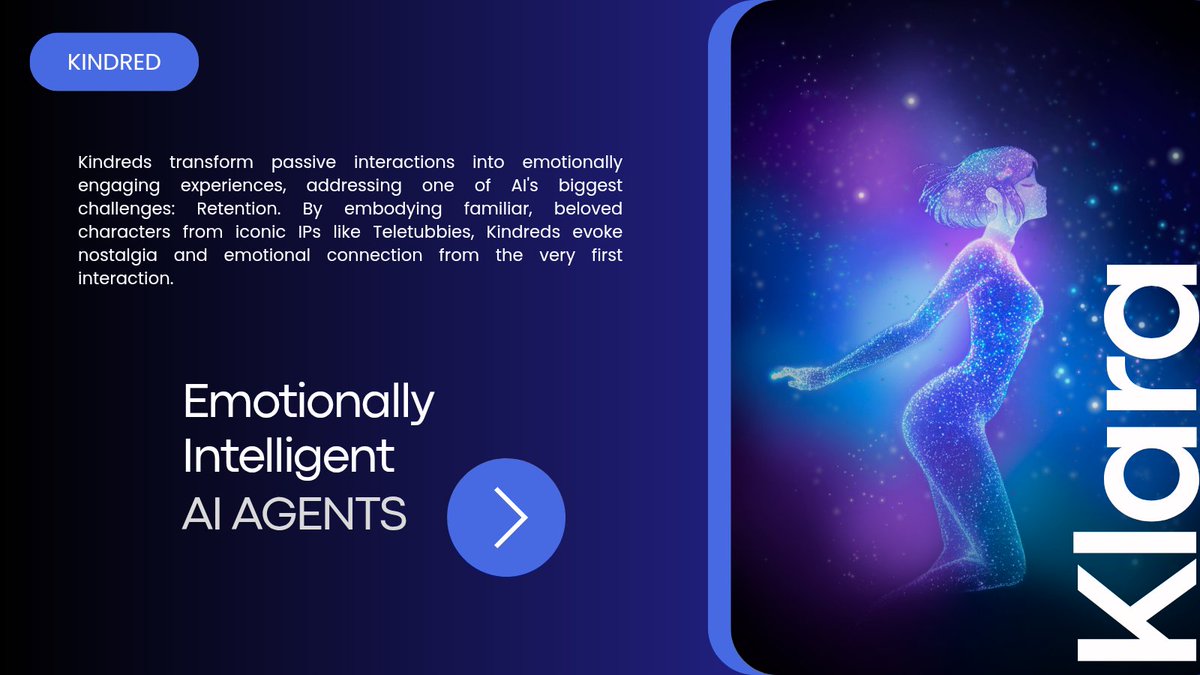 rylnei's tweet image. Let&apos;s talk about iNFT

@Kindred_AI iNFTs are basically living assets, the AI companion you own today becomes exponentially more useful six months from now because it learned everything about you.

Unlike regular NFTs that just sit there looking pretty, your iNFT (SATO) will…