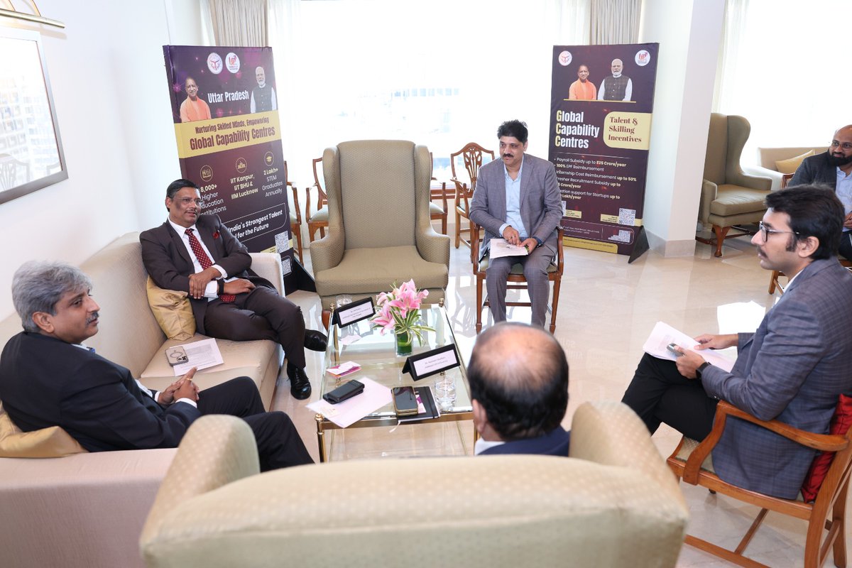 Shri Alok Kumar, Additional Chief Secretary – Infrastructure &amp; Industrial Development, Government of Uttar Pradesh, along with Shri Shashank Chaudhary, ACEO – Invest UP, held a detailed one-on-one meeting with the CFOs of the Hinduja Group to address key investment matters. 

The