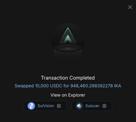 Stacking more $IKA 🦑