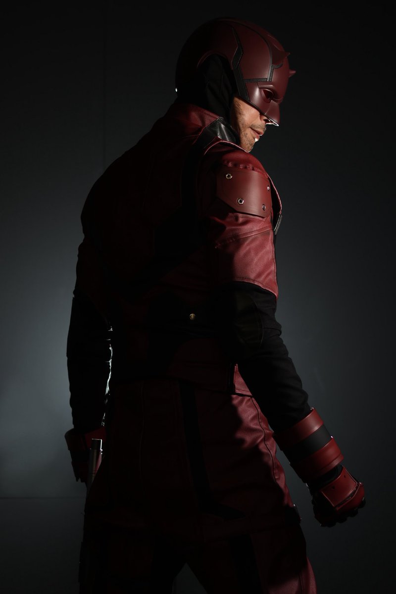 ECAPT1's tweet photo. 【COSPLAY】
〜デアデビル〜

先日のスタジオKIRARIさんでの撮影で
デアデビルも撮ってもらいました(^^)

綺麗に撮って頂き感謝っ！

スタジオ @kirasuta2023 
📷 @daiki_USMC https://t.co/B0o0vaZKdx