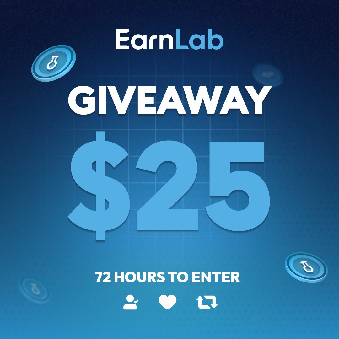 vgosquadkick's tweet image. 🎁 $25 GIVEAWAY! 🥳 

To enter: 
✅ Follow me &amp;amp; @earnlabcom 
✅ Comment, Tag a friend &amp;amp; Retweet 

Giveaway ends in 3 days! ⌛️