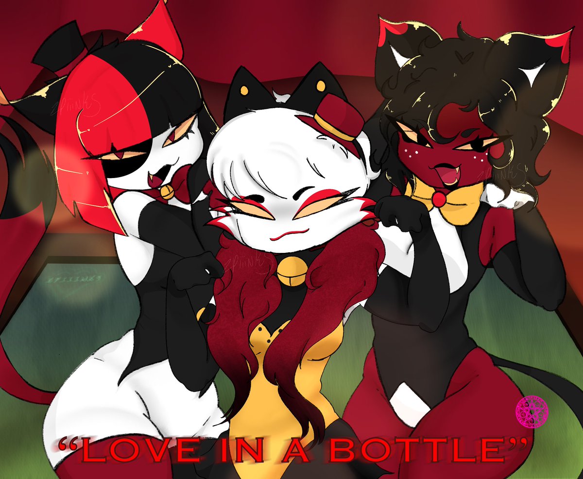 zpiiinks's tweet photo. “Love in a bottle” 🍾

#HazbinHotel #hazbinhotelseason2 #husk #HazbinHotelFanart #ハズビンホテル https://t.co/tfdq2qRcYQ
