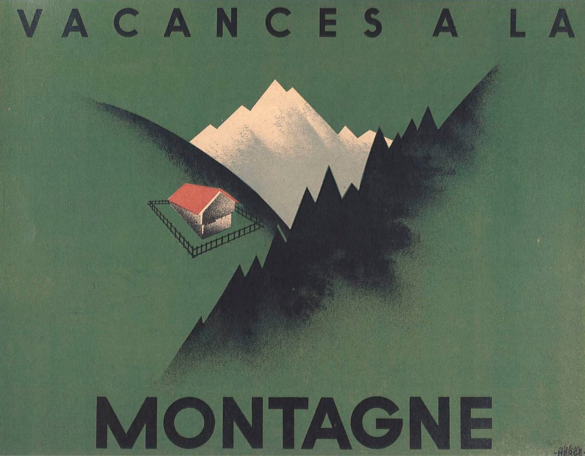 #HergéPublicidad En los principios de su carrera como dibujante, además de los cómics, #Hergé tuvo una importante actividad en el campo de la publicidad. Realizó multitud de trabajos para la prensa. (1/2) 👇🏼