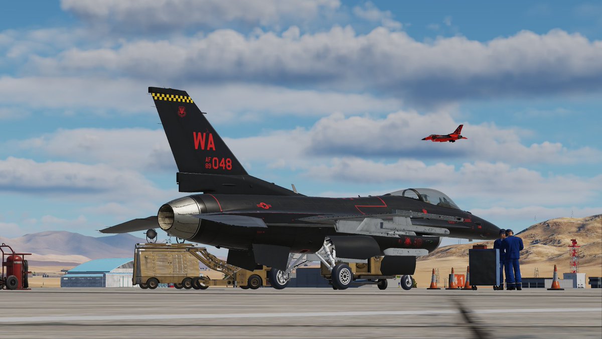 Koku_15473's tweet image. 64AGRS(Touma skin)とREDWOLF
#DCS #DCSWorld #RedWolf_Demo