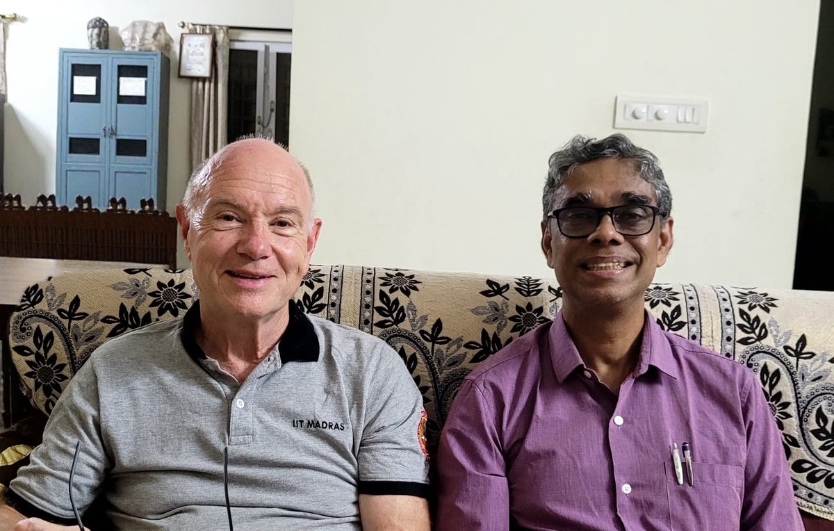 SujithRI's tweet image. Glad to host Prof. Cameron Tropea. We had an insightful discussion on recent advancements in experimental measurement techniques, and much more in research and education. Great to connect and share ideas
#IITMadras #TUDarmstadt #Experiment #Fluidmechanics #Phd #Academia #LDV #PIV