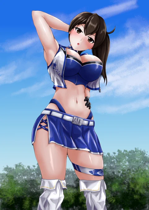加賀さん進水日ということで再掲