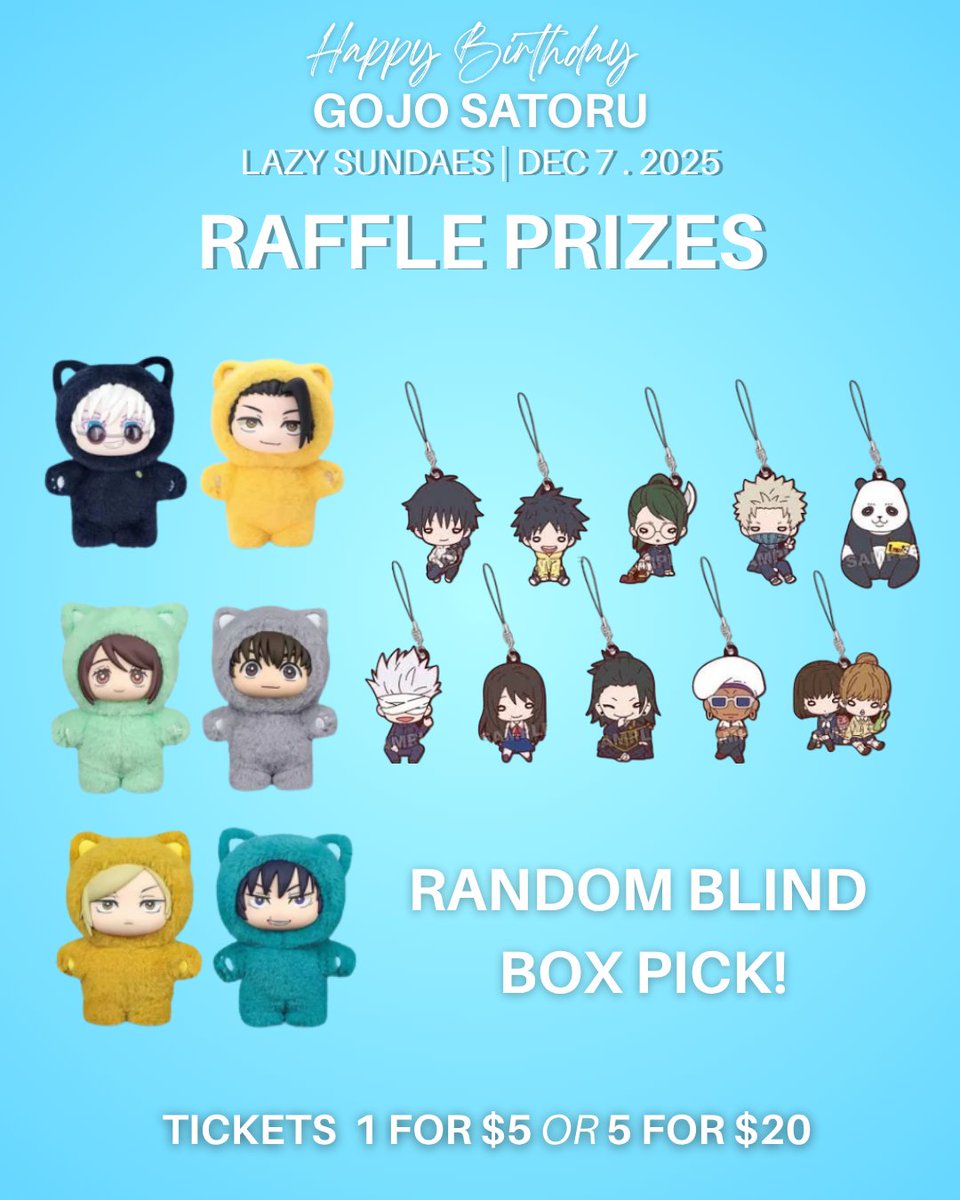 FANstageNYC's tweet image. Day 2 at Lazy Sundaes raffle prizes!!! Don&apos;t forget to RSVP by this Friday so you can claim your freebie at the event!
#jjk #cupsleeve