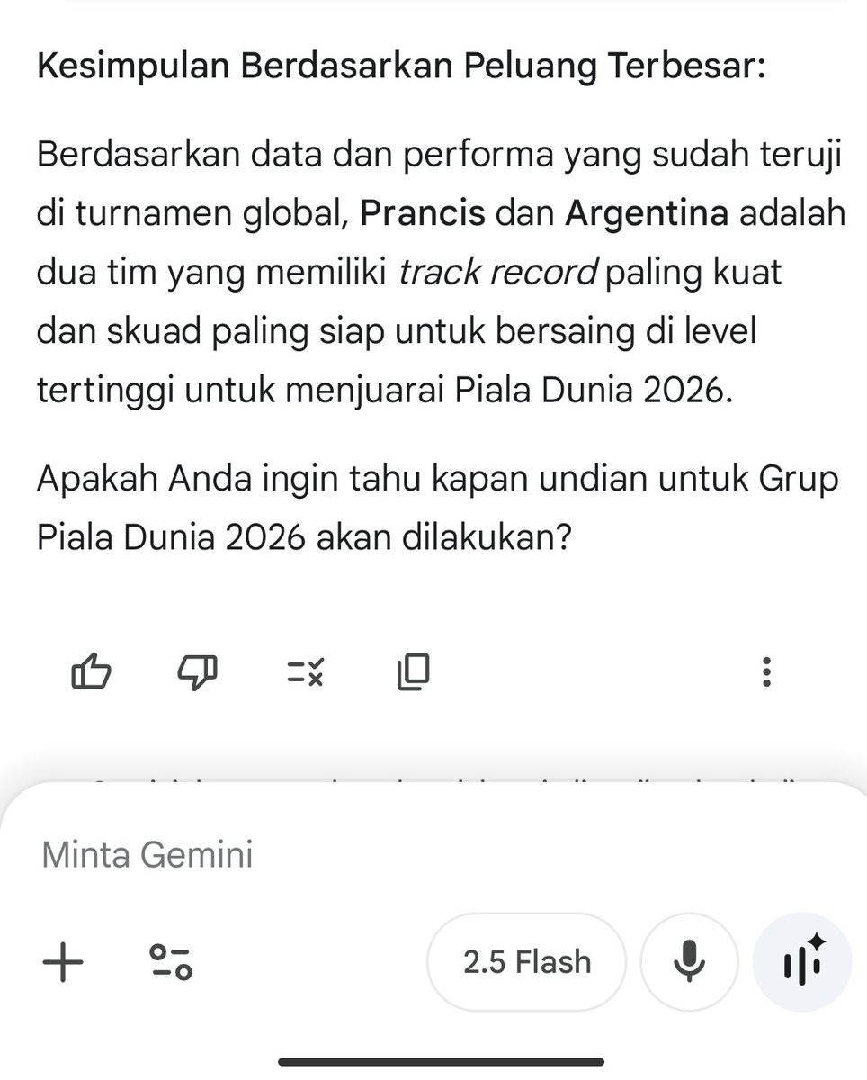 apip_tech's tweet image. Prediksi dari google gemini, kita lihat tahun depan 😂😂