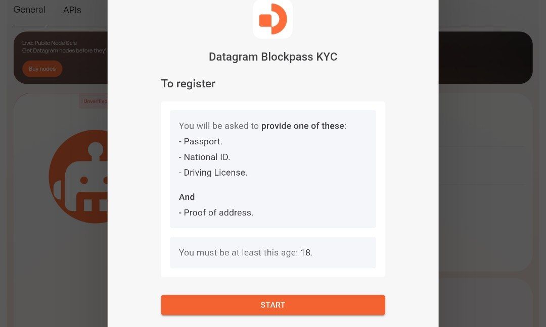 cryptonexxt's tweet image. 🔔 Datagram Update
Wallet Connect + KYC is now live on the dashboard.

You can now:
✔️ Connect your EVM wallet
✔️ Start KYC through Blockpass
✔️ Verify identity to claim future rewards &amp;amp; node benefits

🔗 Dashboard: datagram.network/account

KYC requires:
Passport / National ID /…