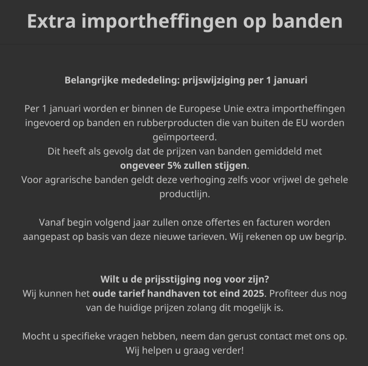 ‼️ LET OP ‼️