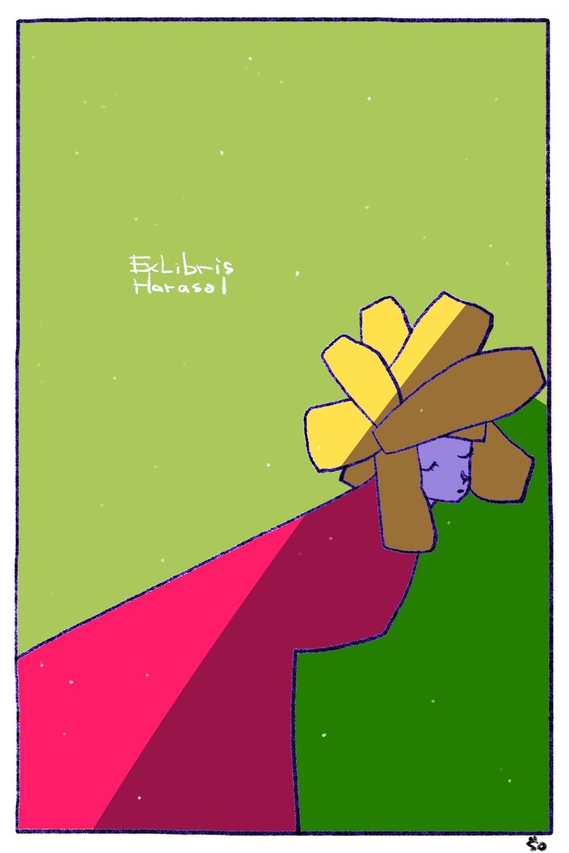 harasol1's tweet image. #exlibris #illustration #art #イラスト
