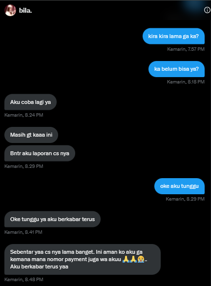 poochfunofme's tweet photo. semoga rezeki lu ga berkah dan ga lancar ya @Hoilebi31 yg lu tipu ga cuma 1 atau 2 org ternyata, dan gue bener bener ga ikhlas anjir. bener bener ga berkah hidup lu cari uang kaya gini https://t.co/eiwjOeZUBV