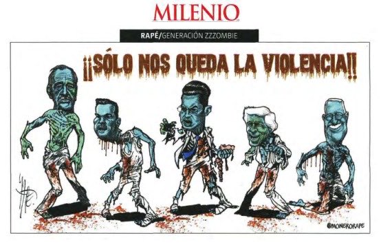 Buena descripción gráfica en el cartón del ⁦<a href="/Milenio/">Milenio</a>⁩ .