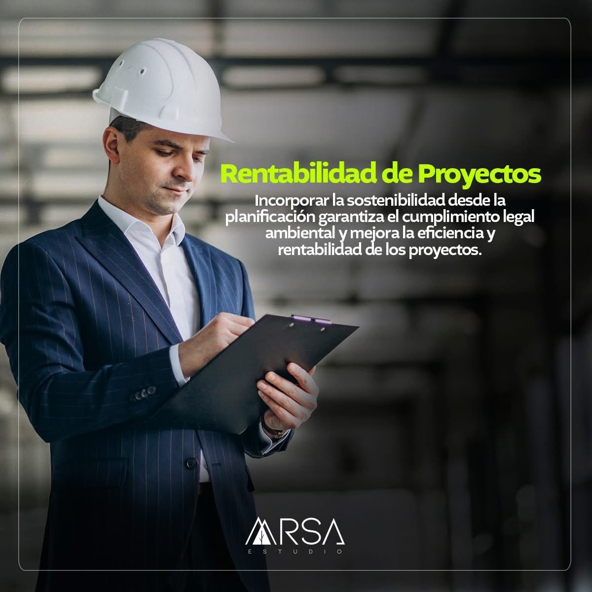 Oto_Toledo's tweet image. 📈 Rentabilidad y cumplimiento van de la mano.

En ARSA Estudio, impulsamos proyectos que integran la sostenibilidad desde su planificación, asegurando el cumplimiento legal ambiental y optimizando recursos para alcanzar una mayor eficiencia y rentabilidad.

💡 SOMOS ESTUDIO ARSA