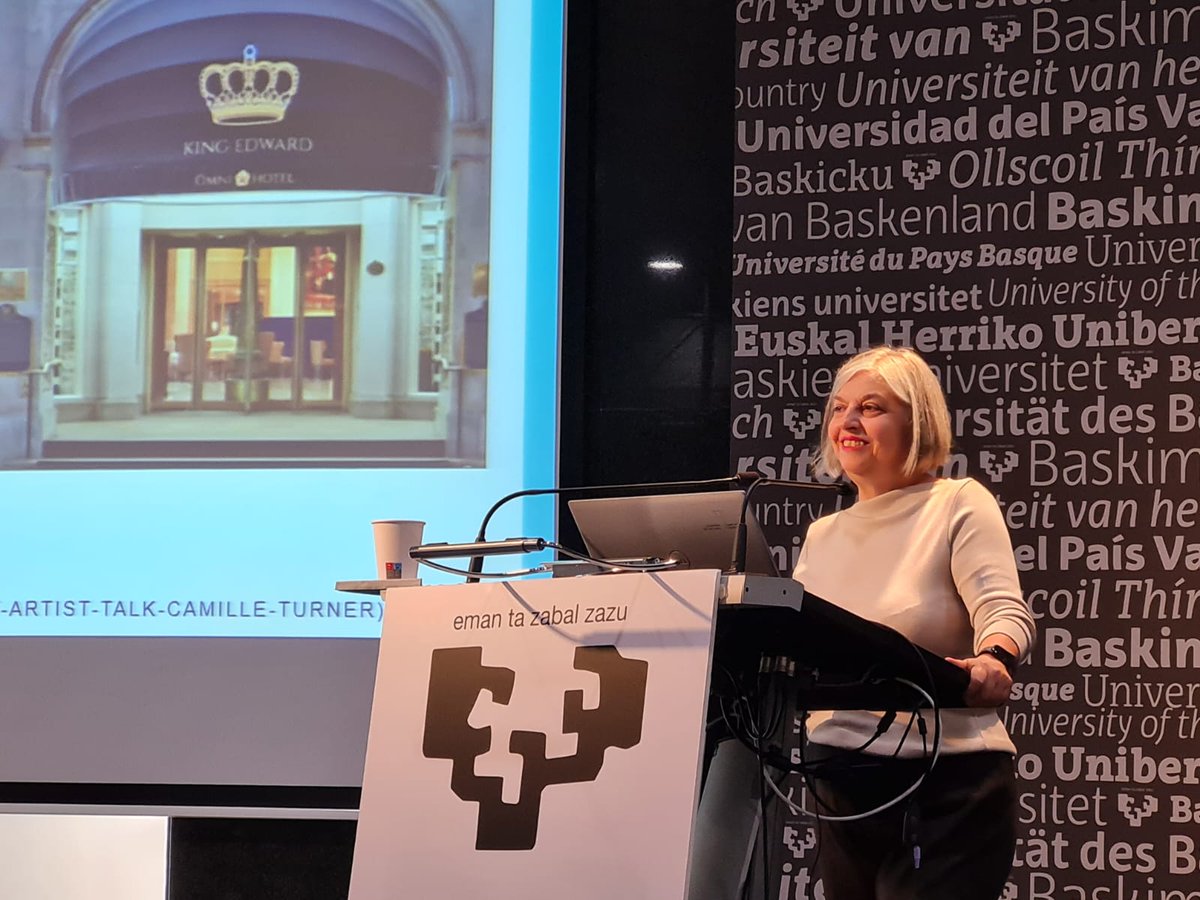 Our team member Pilar Cuder-Domínguez <a href="/UniHuelva/">Universidad de Huelva</a> delivered the plenary lecture “Uncoupling the Archive of Black Life in Black Canadian Writing” at the #48AEDEANConference in <a href="/upvehu/">UPV/EHU</a>. Well done Pilar!🤗