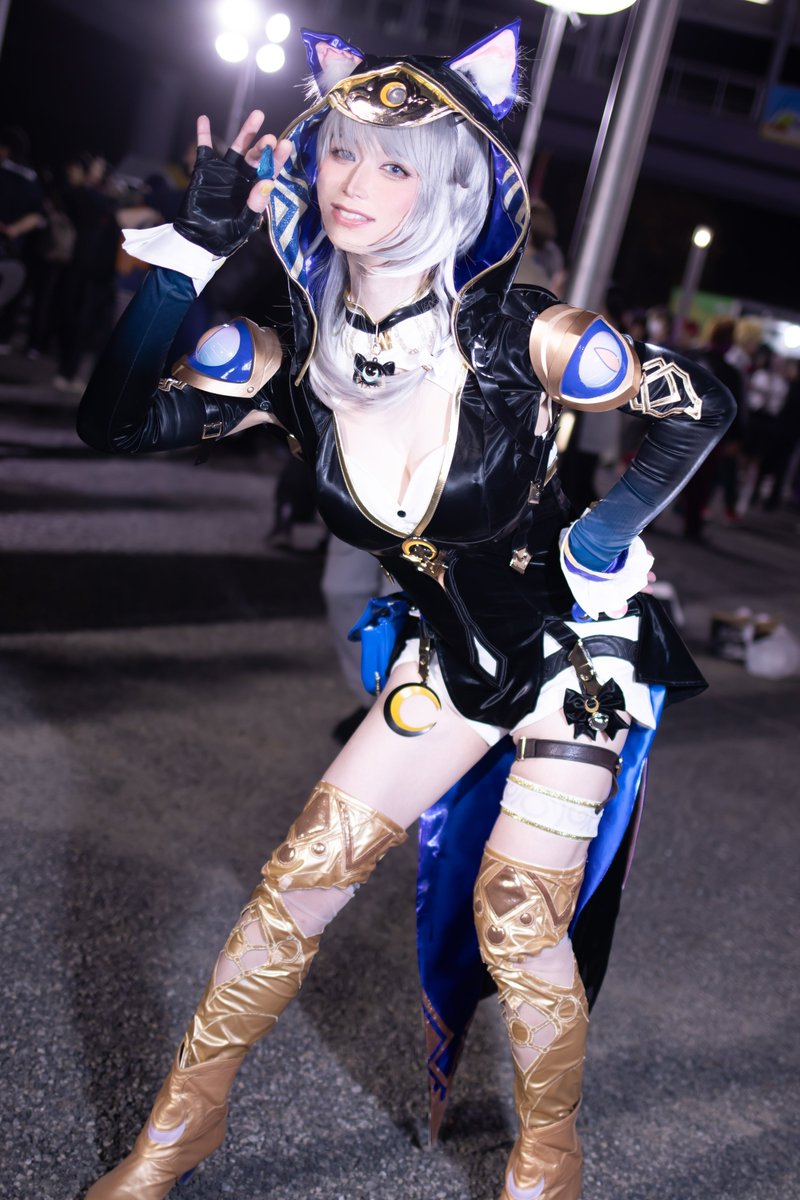 【コスプレ】【cosplay】

崩壊スターレイル
サフェル　/　Cipher

｢　お　宝　も　～　ら　い　🐱　｣

Photo→ガムさん(<a href="/exgrades/">ガム</a>)

#富士コス 
#HoukaiStarRail 
#Cipher