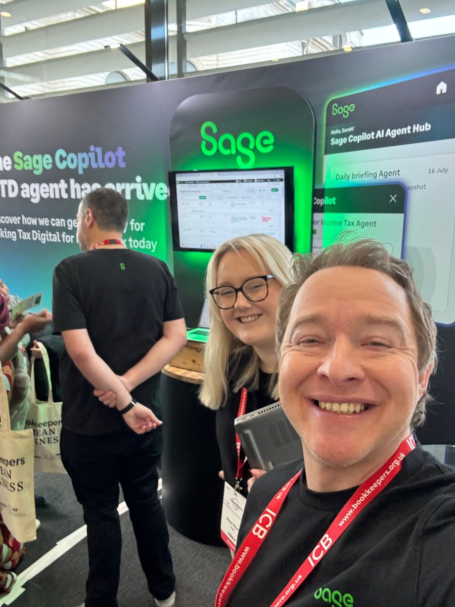 sageuk's tweet image. It&apos;s Global Bookkeeping Week and we&apos;re celebrating in style at the ICB Summit in London. If you&apos;re attending today come over and say hello to team Sage 👋

#GlobalBookkeepingWeek #BookkeepersSummit #LUCAAwards