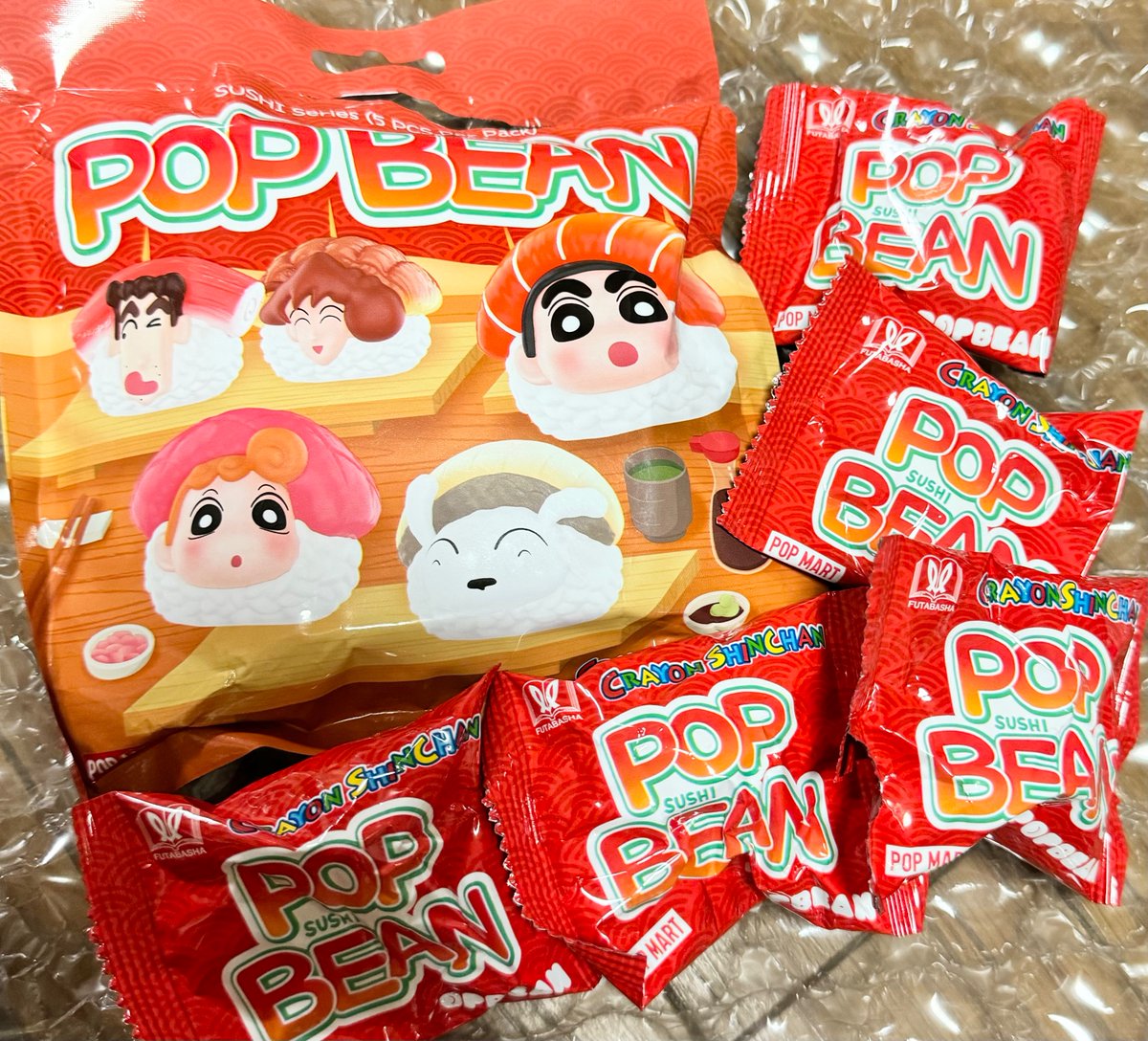 ポップビーン🍣しんちゃんお寿司🖍️