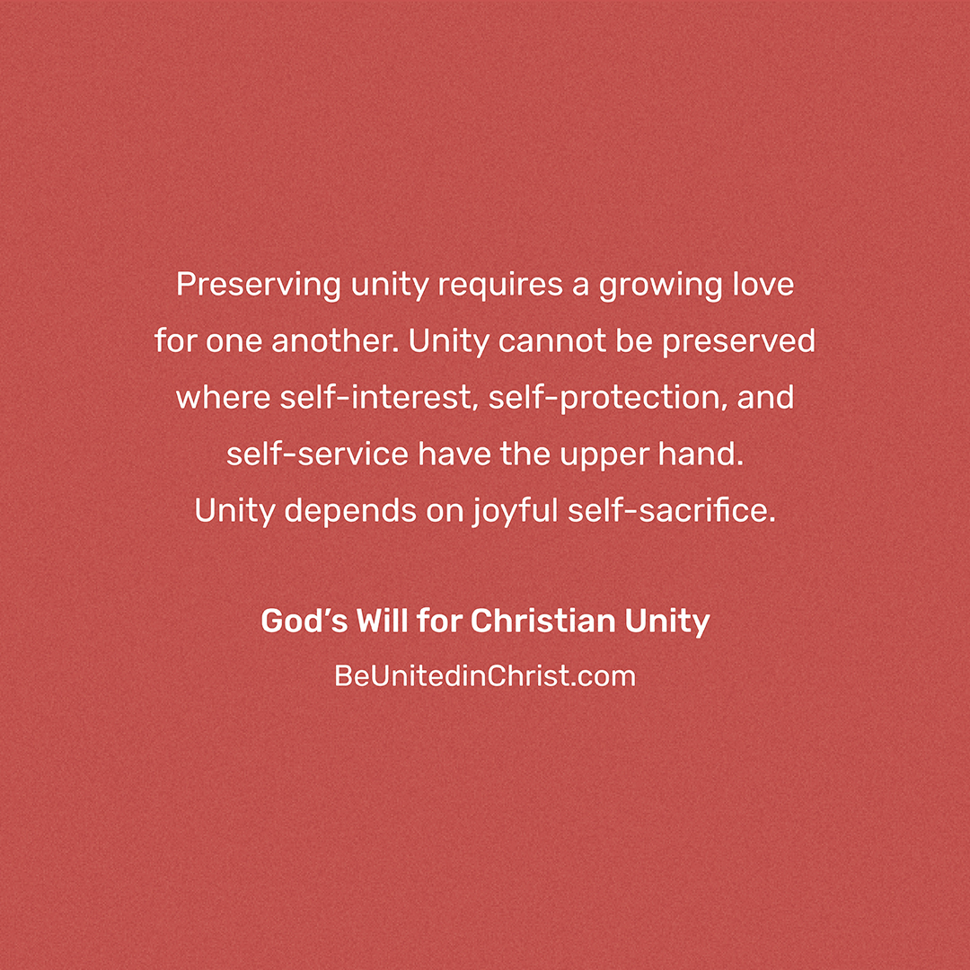 Create the community God wants for you. Overcome differences and walk in harmony with other believers. Learn and apply God’s Will for Christian Unity.

To learn more, visit GodsWillforChristianUnity.com.