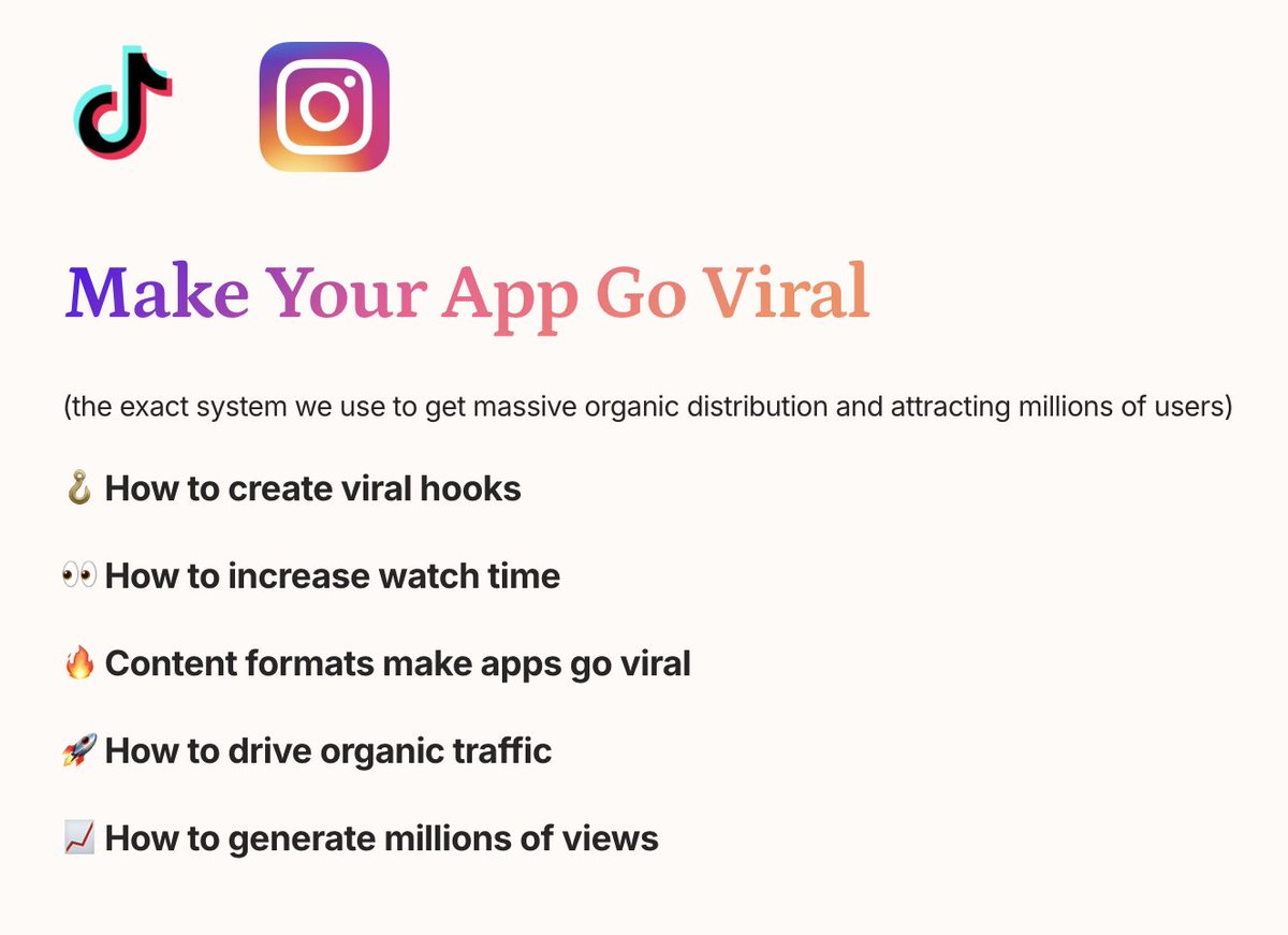 alexolim_'s tweet image. I have made 150+ Consumer Apps go viral. 
Generating over 1 billion views in the process.

I&apos;ve packaged everything I&apos;ve learned into a free guide. 

If you want it, 
RT + Comment &quot;VIRAL&quot; and I&apos;ll dm it.