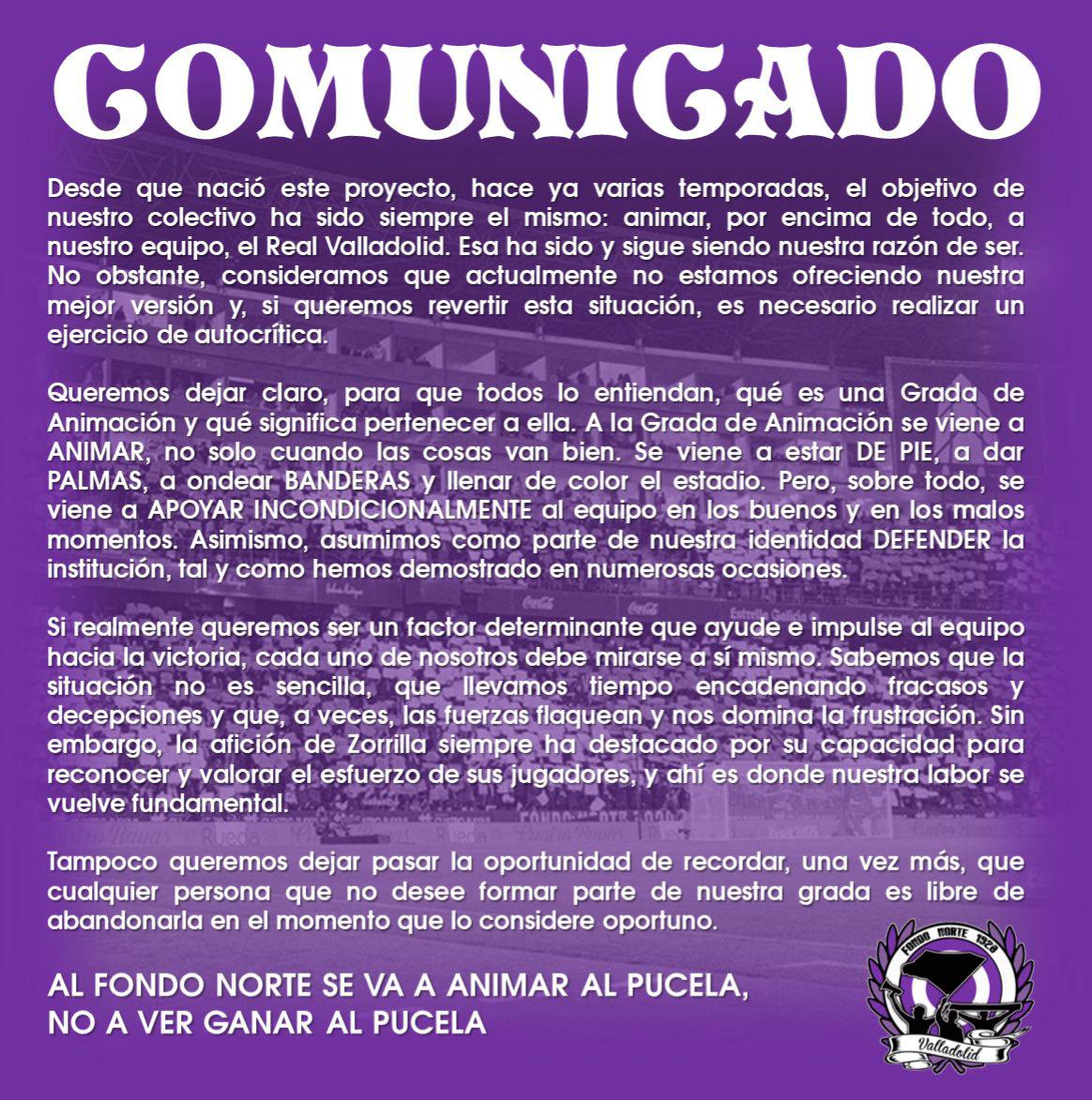 💜COMUNICADO FONDO NORTE 1928🤍