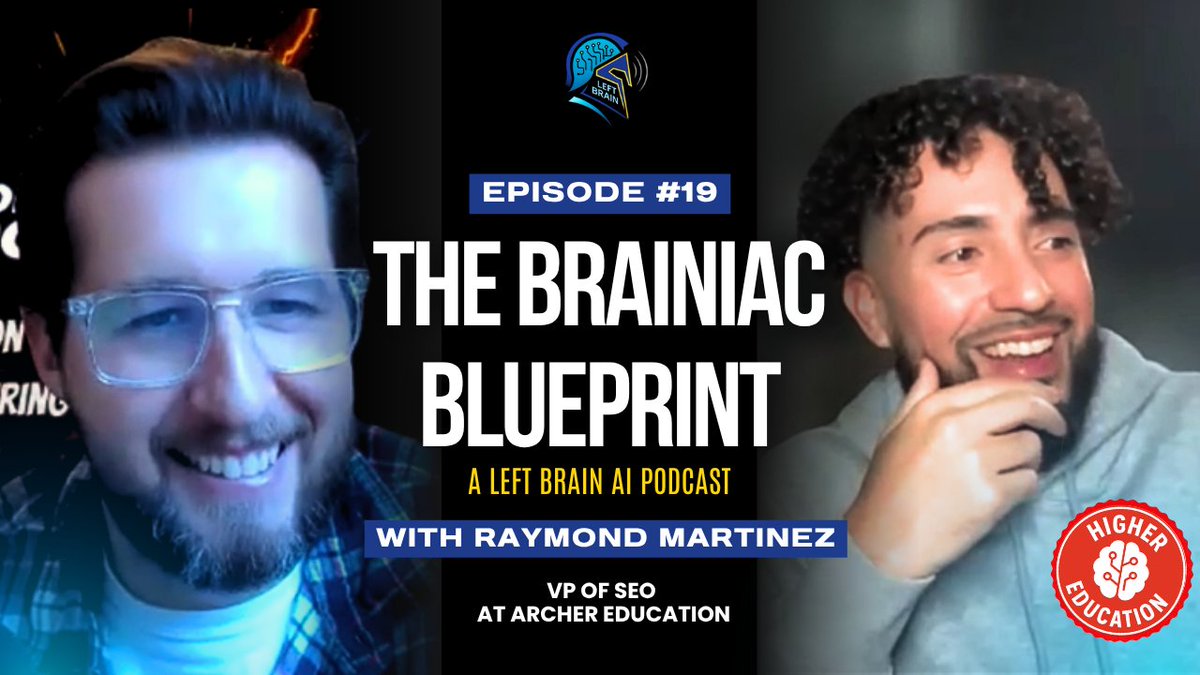 left_brain_ai's tweet image. AI is rewriting SEO and GEO in higher ed.

In Episode 19, Ray Martinez explains the shifts and why he believes “AI is a mirror” for your brand.

🎧 Watch: youtu.be/x_AOd2oBRG4
#AI #SEO