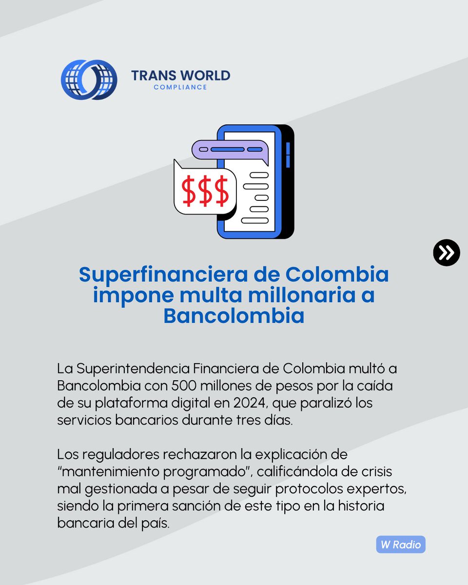 TransWorldComp's tweet image. #Noticias | Desde redes de corrupción hasta lavado de criptomonedas y fallos tecnológicos, el mensaje es claro: la transparencia y los sistemas resilientes no son opcionales, son lo que mantiene intacta la confianza pública.

Lea más: hubs.la/Q03TrpJk0

#AML #Cripto #Banca