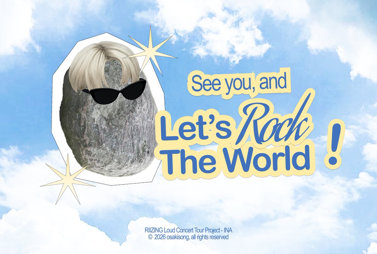 osakisong's tweet image. 💫 𝙇𝙚𝙩’𝙨 𝙍𝙤𝙘𝙠 𝙏𝙝𝙚 𝙒𝙤𝙧𝙡𝙙! 🪨
with #EUNSEOK, the rock who rocks!

RIIZING Loud Freebies Project by @osakisong 

t&amp;amp;c!
• of course, a dolf 🩵
• follow @osakisong on x
• limited quantity

&amp;gt; meeting point: tba!

#RIIZINGLOUDinJKT #RIIZINGLOUD_IN_JAKARTA #RIIZE #은석