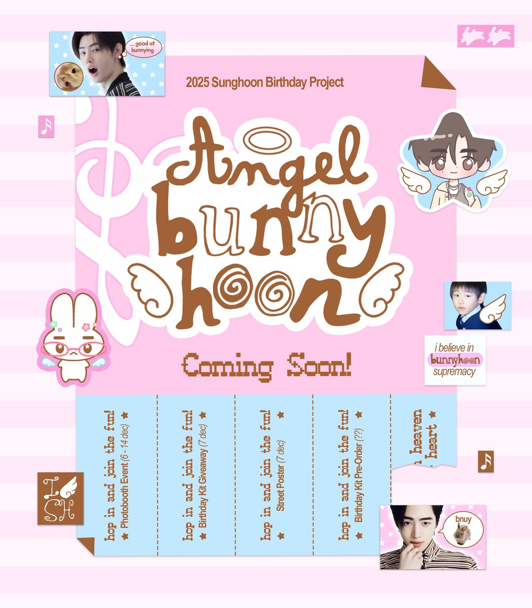 𝗛𝗼𝗽𝗽𝗶𝗻𝗴 𝗳𝗿𝗼𝗺 𝗵𝗲𝗮𝘃𝗲𝗻 𝗶𝗻𝘁𝗼 𝘆𝗼𝘂𝗿 𝗵𝗲𝗮𝗿𝘁!🐰🪽

2025 Sunghoon Birthday Project 
by <a href="/see_renity/">D✰</a> &amp; <a href="/s109tar/">S1★9TAR</a>

Coming Soon