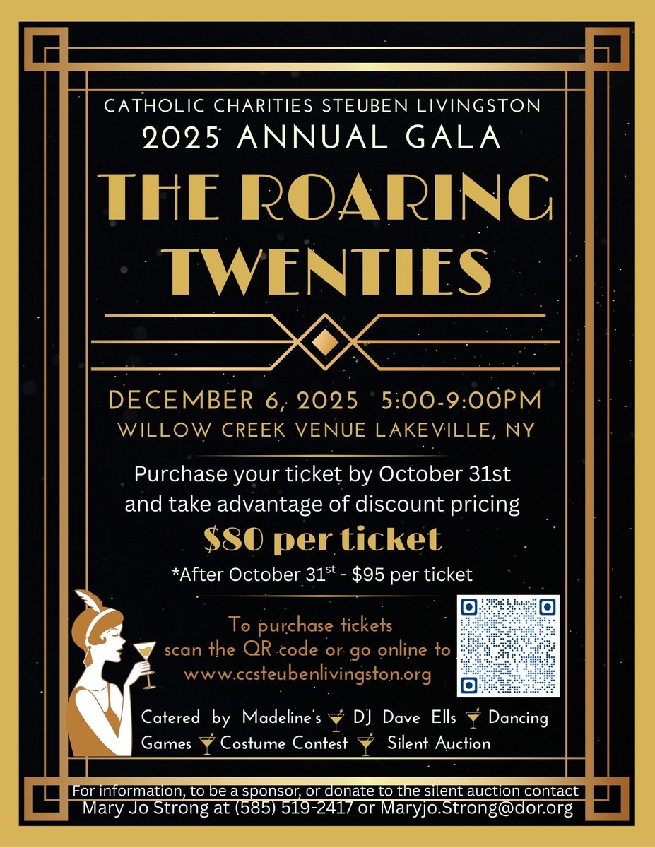 Get your tickets now and enjoy an elegant evening with catering by Madelines, music by DJ Dave Ells, dancing, games, and a silent auction — all for a great cause!
ccsteubenlivingston.org/news-events/20…