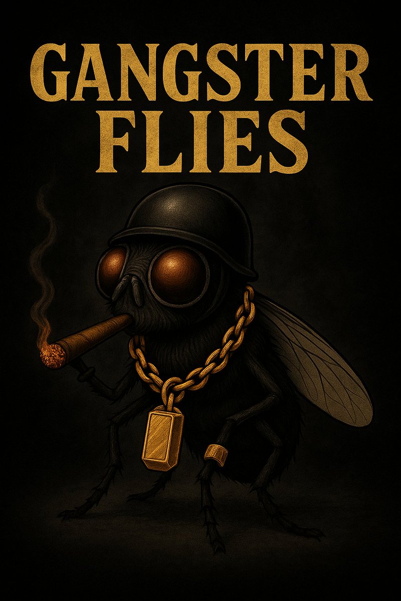 SignumLyrae's tweet photo. 🔥 **NEW COLLECTION: GANGSTER FLIES** 🔥  
🎩 Muhgansta.  
💰 5 Flygangsters  
🚬 Cigar.  
🪙 Medallion.  
😈 Audacity.  
👑 Power.  
🔟 1/1.перевод
#GangsterFlies  
#NFT  
https://t.co/jEH4iNutRN https://t.co/QhsUfhpjG5