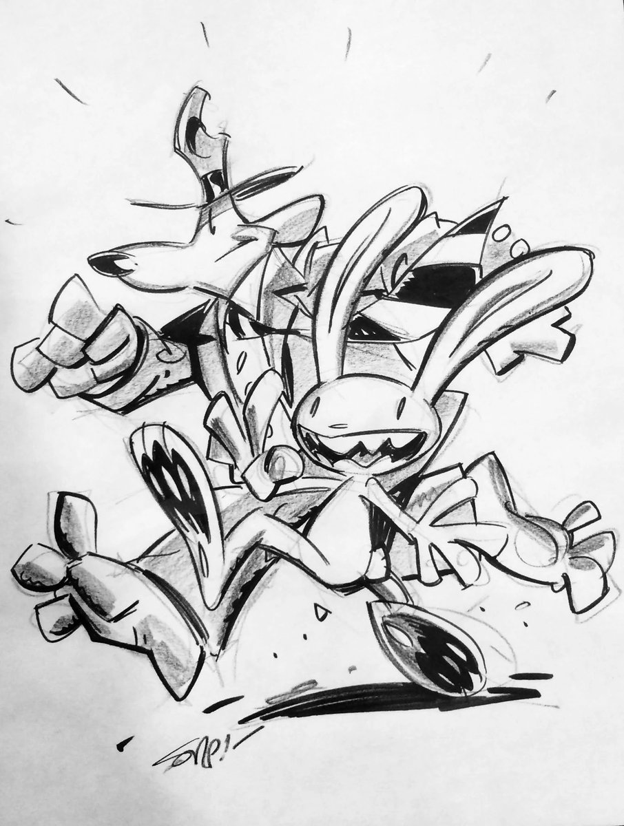 1Baku_Almighty1's tweet image. Daily Sam and Max image day 49