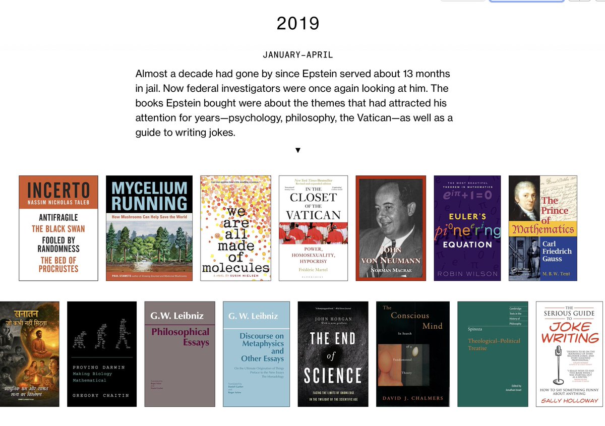 nntaleb's tweet image. I don’t know what to make of Epstein’s reading my work. The relation is not symmetric --his reading me does not affect me--but still.